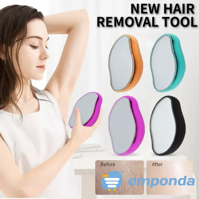 Depilador Exfoliante Sin Dolor De Cristal Floresta - imagen 5