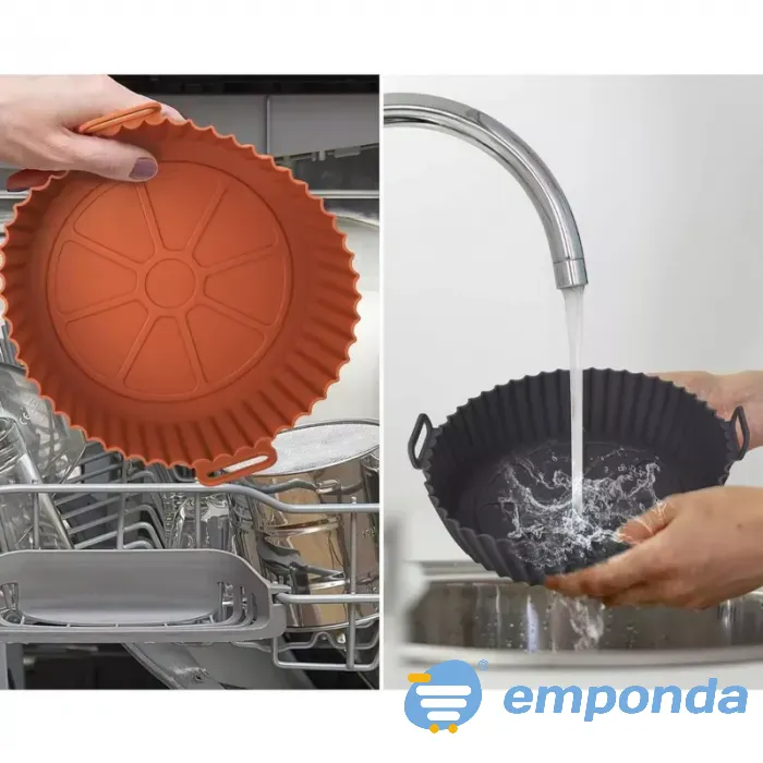 Molde Antiadherente de Silicona para Freidora de Aire Floresta - imagen 4