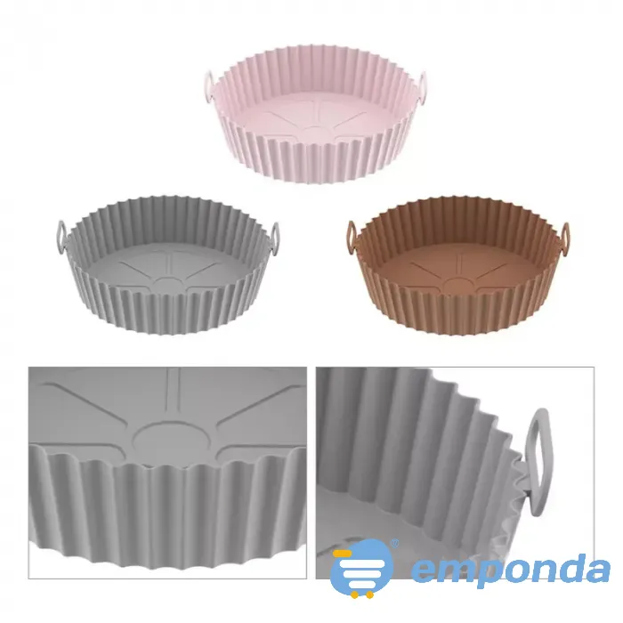Molde Antiadherente de Silicona para Freidora de Aire Floresta - imagen 2