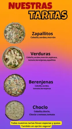 Tartas veggies Pilar