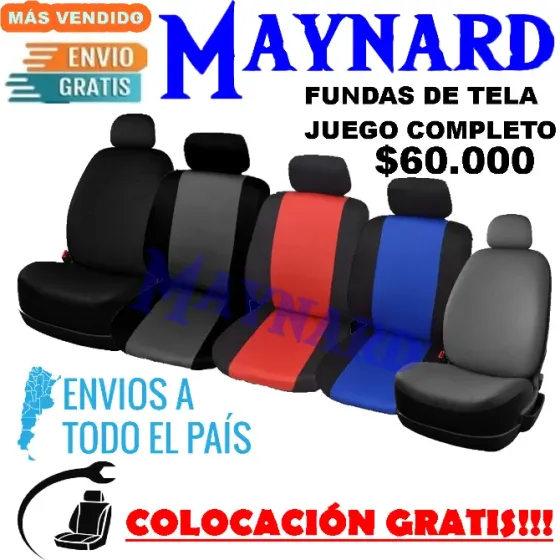 Fundas Cubre asiento de tela Villa Crespo
