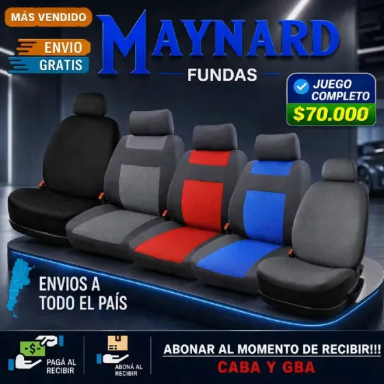 Fundas Cubre asiento de tela Villa General Mitre