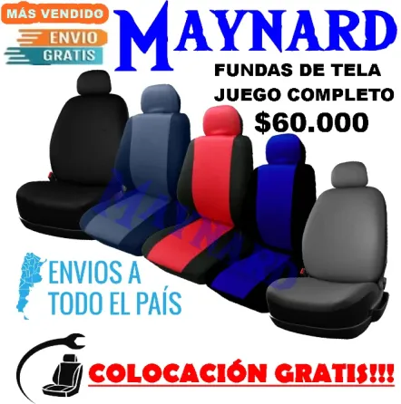 Fundas Cubre asiento de tela Villa Crespo