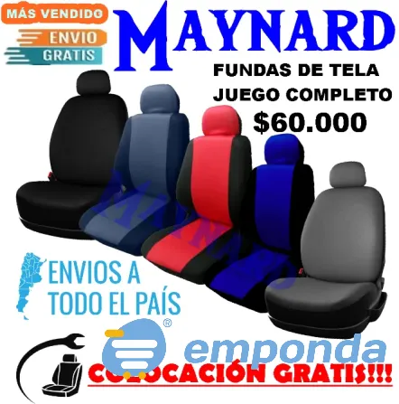 Fundas Cubre asiento de tela Villa Crespo - imagen 2