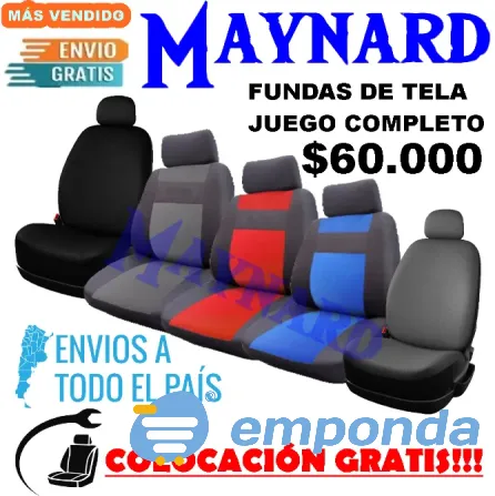 Fundas Cubre asiento de tela Villa Crespo - imagen 1