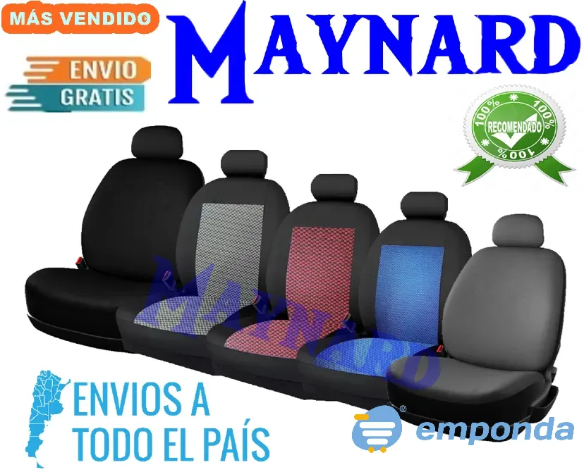 Fundas Cubre asiento de tela Villa General Mitre - imagen 1