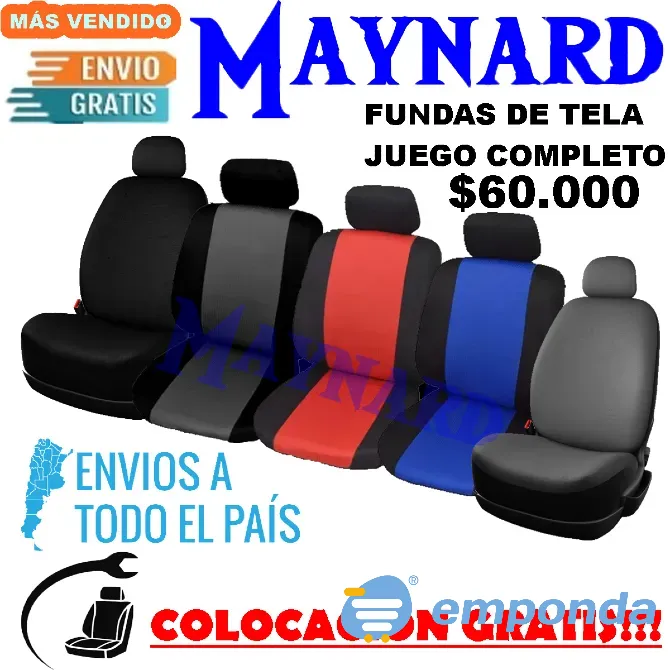 Fundas Cubre asiento de tela Villa Crespo - imagen 3
