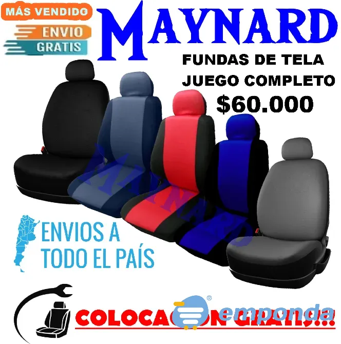 Fundas Cubre asiento de tela Villa Crespo - imagen 2