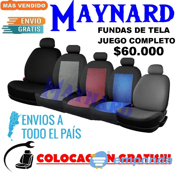 Fundas Cubre asiento de tela Villa Crespo - imagen 4