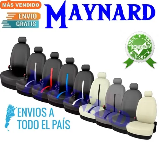 Fundas Cubre asiento de cuero ecológico Villa General Mitre
