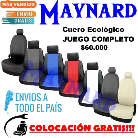 Fundas Cubre asiento de cuero ecologico Villa Crespo