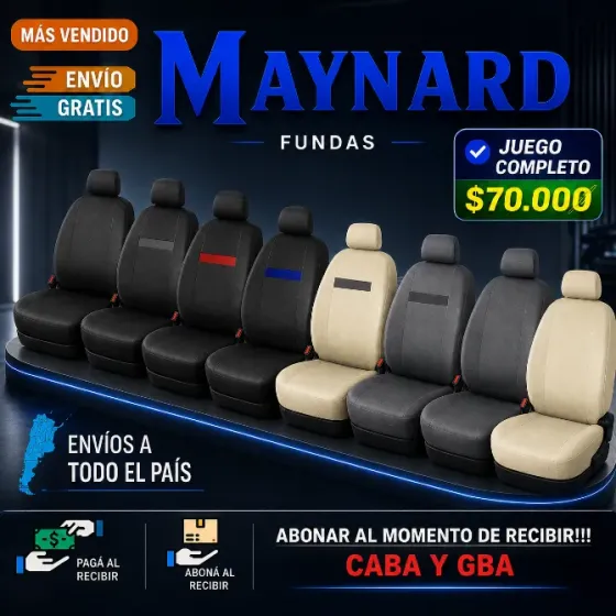 Fundas Cubre asiento de cuero ecológico Villa General Mitre