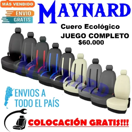 Fundas Cubre asiento de cuero ecologico Villa Crespo