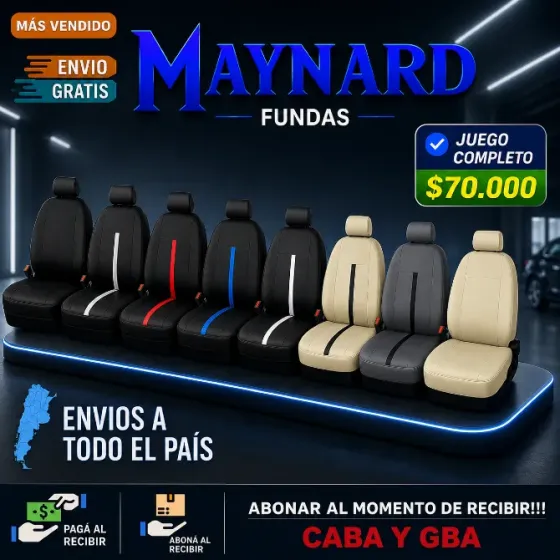Fundas Cubre asiento de cuero ecológico Villa General Mitre