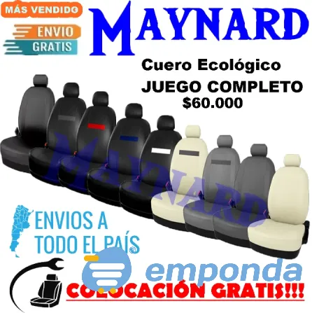 Fundas Cubre asiento de cuero ecologico Villa Crespo - imagen 4