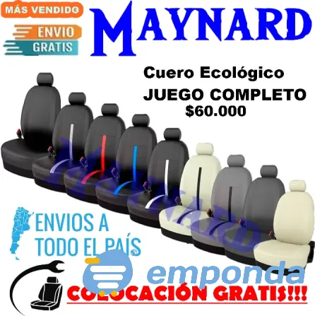 Fundas Cubre asiento de cuero ecologico Villa Crespo - imagen 5