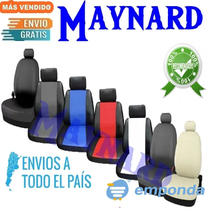 Fundas Cubre asiento de cuero ecológico Villa General Mitre - imagen 2