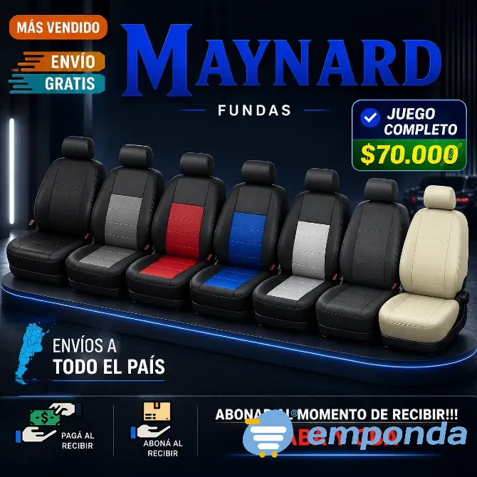 Fundas Cubre asiento de cuero ecológico Villa General Mitre - imagen 5