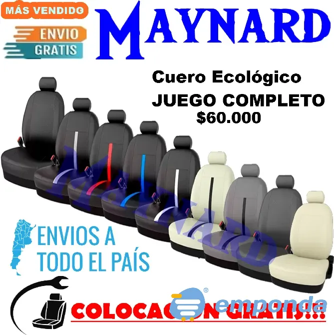 Fundas Cubre asiento de cuero ecologico Villa Crespo - imagen 5
