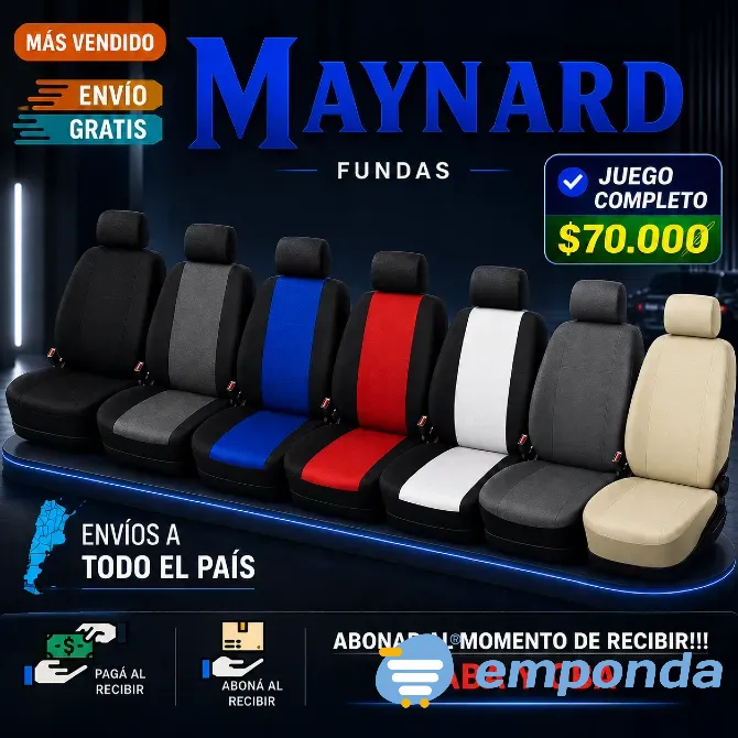 Fundas Cubre asiento de cuero ecológico Villa General Mitre - imagen 2