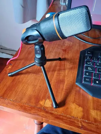 Microfono con tripode Santa Fe ciudad