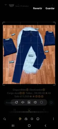 Jeans cargo Rosario
