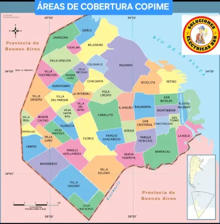 Electricista matriculado copime caba Balvanera