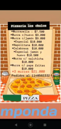 Pizzeria los chulos Florencio Varela - imagen 1