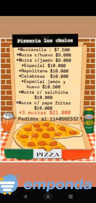 Pizzeria los chulos Florencio Varela - imagen 1