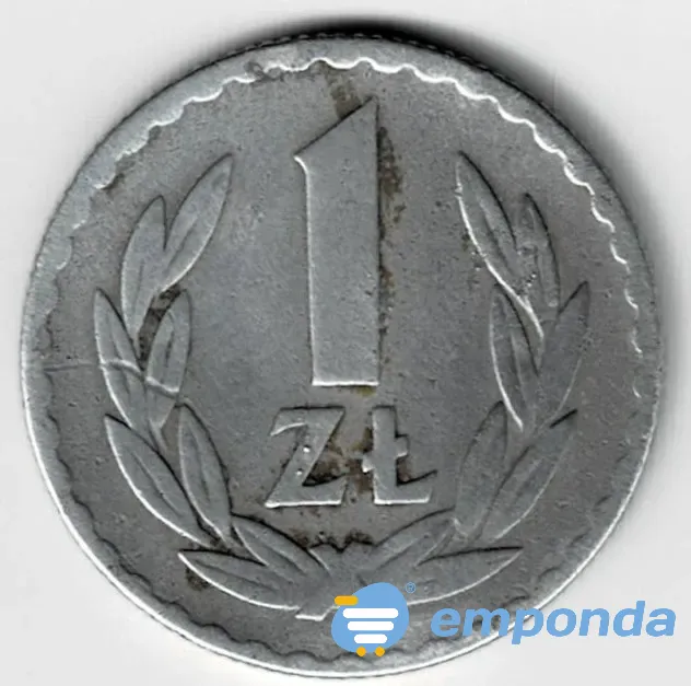 Moneda de polonia 1 zloty 1949 pocas unidades Villa Crespo - imagen 2