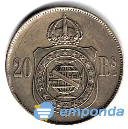 Moneda de italia 20 reis 1869 pocas unidades Villa Crespo - imagen 2