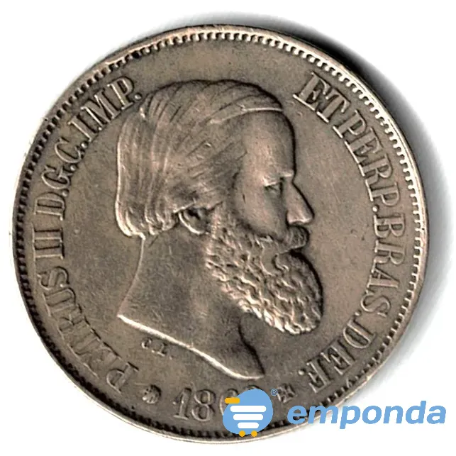 Moneda de BRASIL 20 reis 1869 pocas unidades Villa Crespo - imagen 1