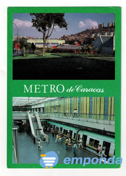 Tarjeta postal del metro de caracas (venezuela) Villa Crespo - imagen 1