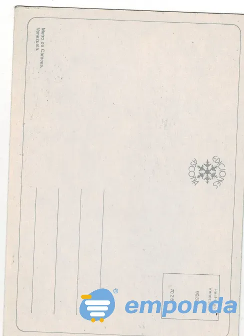 Tarjeta postal del metro de caracas (venezuela) Villa Crespo - imagen 2