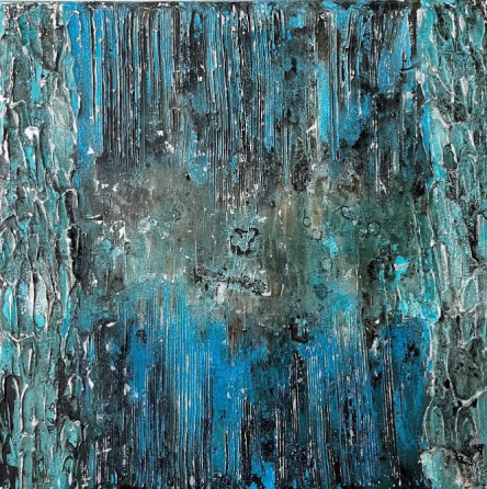 Pintura Abstracta Única - “Profundidades del Silencio” General San Martín