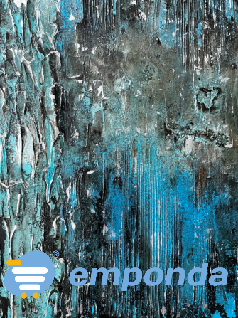 Pintura Abstracta Única - “Profundidades del Silencio” General San Martín - imagen 3