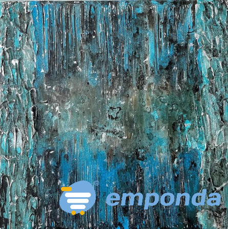 Pintura Abstracta Única - “Profundidades del Silencio” General San Martín - imagen 2