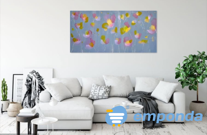 Pintura abstracta única - “jardín Eterno” General San Martín - imagen 3