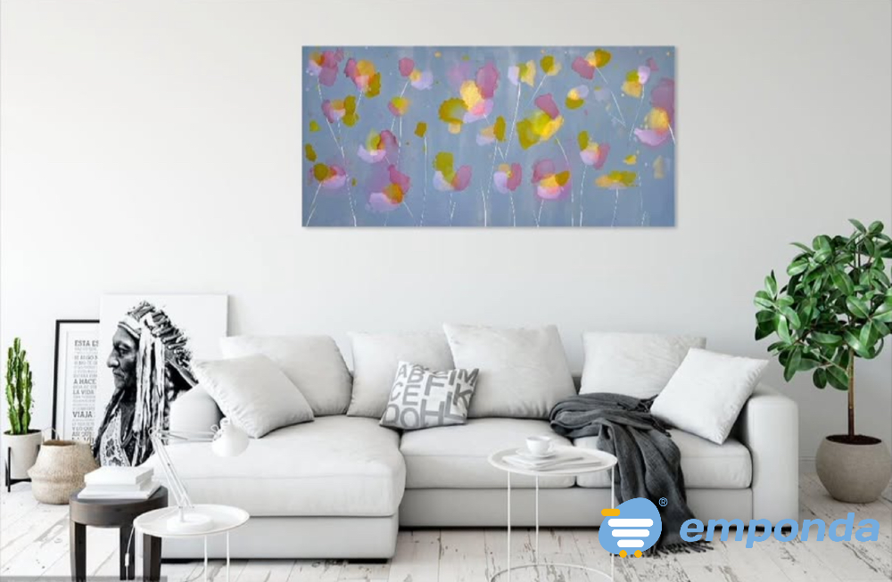 Pintura abstracta única - “jardín Eterno” General San Martín - imagen 3