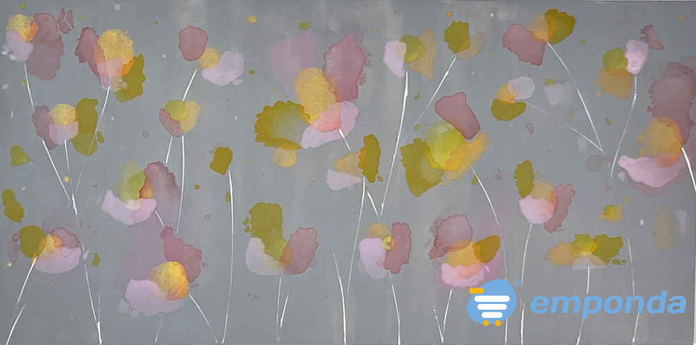 Pintura abstracta única - “jardín Eterno” General San Martín - imagen 2