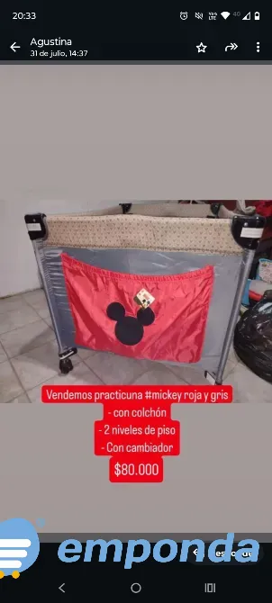 Practicuna nueva sin uso Almirante Brown - imagen 2