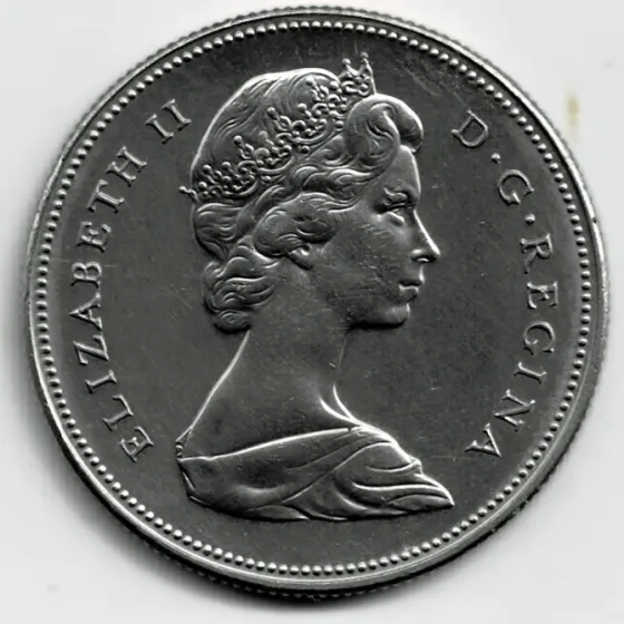 Moneda de Canadá 50 Cents 1969 XF +++++ Villa Crespo