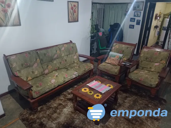 Juego de sillones algarrobo Flores - imagen 1