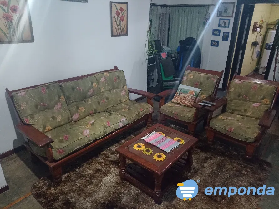 Juego de sillones algarrobo Flores - imagen 1