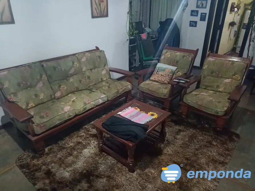 Juego de sillones algarrobo Flores - imagen 3