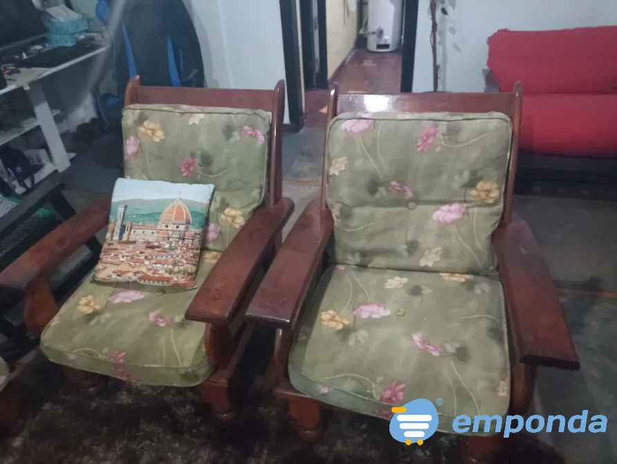 Juego de sillones algarrobo Flores - imagen 2