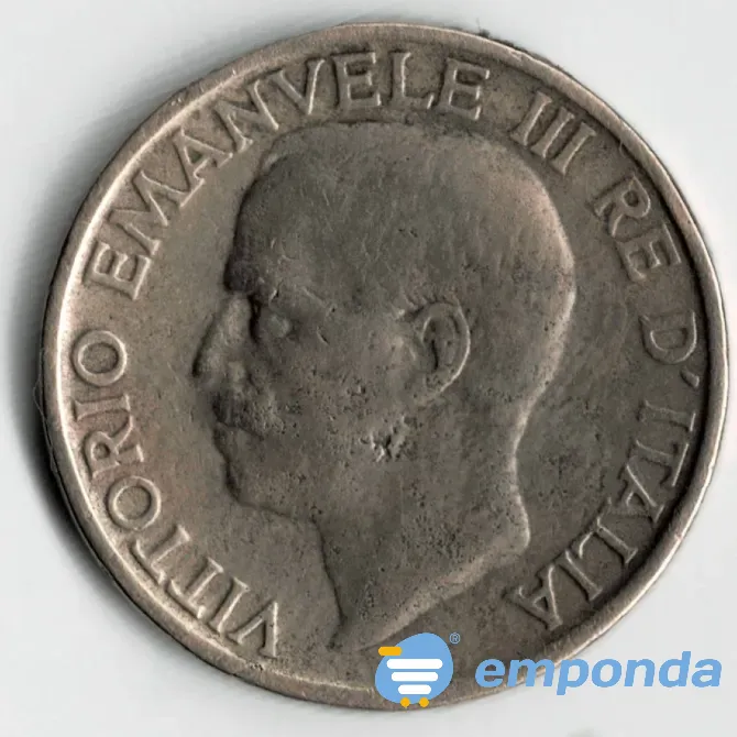 Moneda de Italia 10 Centésimi 1921 VF Villa Crespo - imagen 2