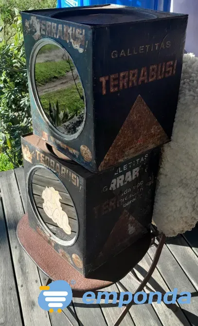 Latas de galletitas antiguas Mar Chiquita - imagen 1