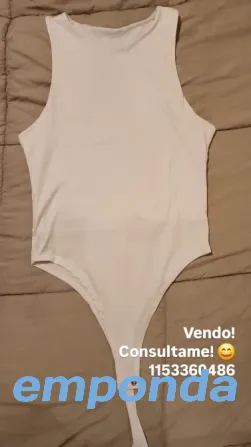 Body blanco nuevo sin uso Talle S/M Avellaneda - imagen 1
