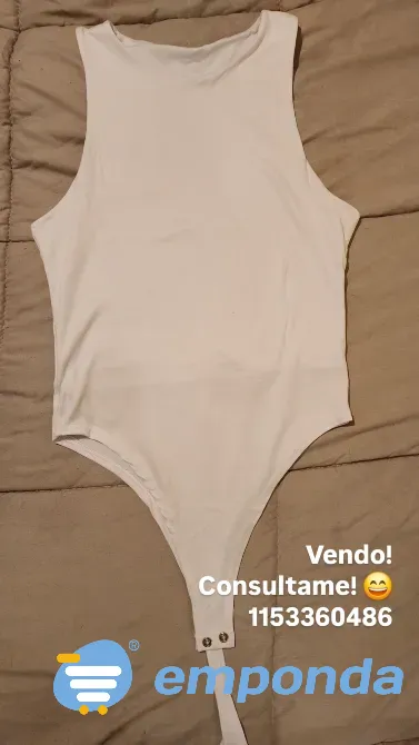 Body blanco nuevo sin uso Talle S/M Avellaneda - imagen 1